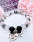 Dad: A Piece of my Heart is in Heaven Classic Charm Bracelet Lava