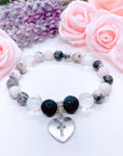 Love & Faith Classic Charm Bracelet Lava