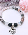 EMT Heart Charm Bracelet