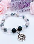 Sister Sentiments Classic Charm Bracelet Lava