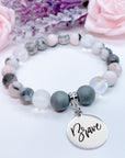 Brave Classic Charm Bracelet Druzy
