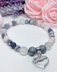 Goddaughter Heart Companion Charm Bracelet Druzy