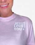 Jesus Loves You – Pink Tee