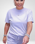 5SRB Monochrome Lavender Lounge Shorts | Inspirational Comfort
