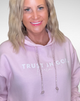 Blessed & Blinged Pink | Rhinestone Drawstring