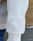 Bloom Christian Hoodie - Sand