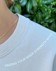 Dear Person Behind Me Crewneck - Sand