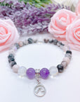 Wave Companion Charm Bracelet Amethyst