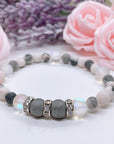 Druzy Rhinestone Companion Bracelet