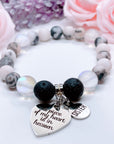 Sister: A Piece of my Heart is in Heaven Classic Charm Bracelet Lava