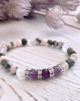 Amethyst Rhinestone Companion Bracelet