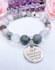 SLP Everyone has a Voice Charm Bracelet