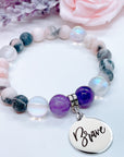 Brave Classic Charm Bracelet Amethyst