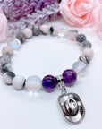 Cowgirl Hat Charm Bracelet