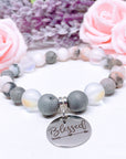 Blessed Charm Bracelet Druzy