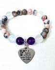 Sisters in Christ Classic Charm Bracelet Amethyst