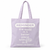 Reminder Lavender Tote Bag
