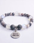 Dog Mom Companion Charm Bracelet Druzy