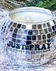 5SRB Disco Candle – Just Pray, God Always Has Your Back