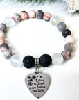 Sisters in Christ Classic Charm Bracelet Lava