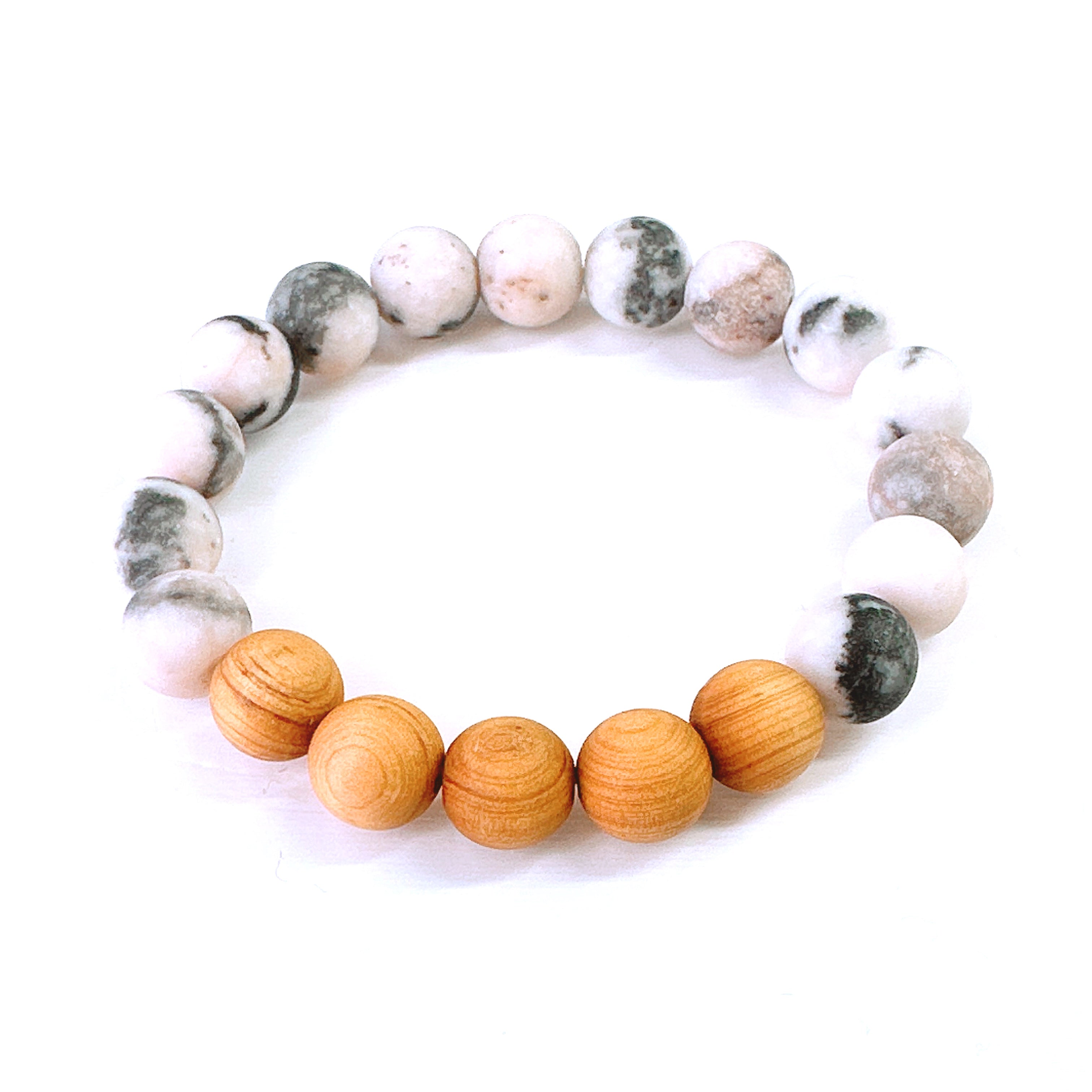 hiro　Pebble Bracelet Pebble Dot Onyx Cabochon Reversible Bracelet - Brighton