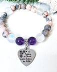 Sisters in Christ Classic Charm Bracelet Amethyst