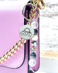 God is Greater than Highs and Lows Silver Purse Charm