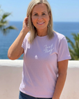 Just Pray Tee in Lavender