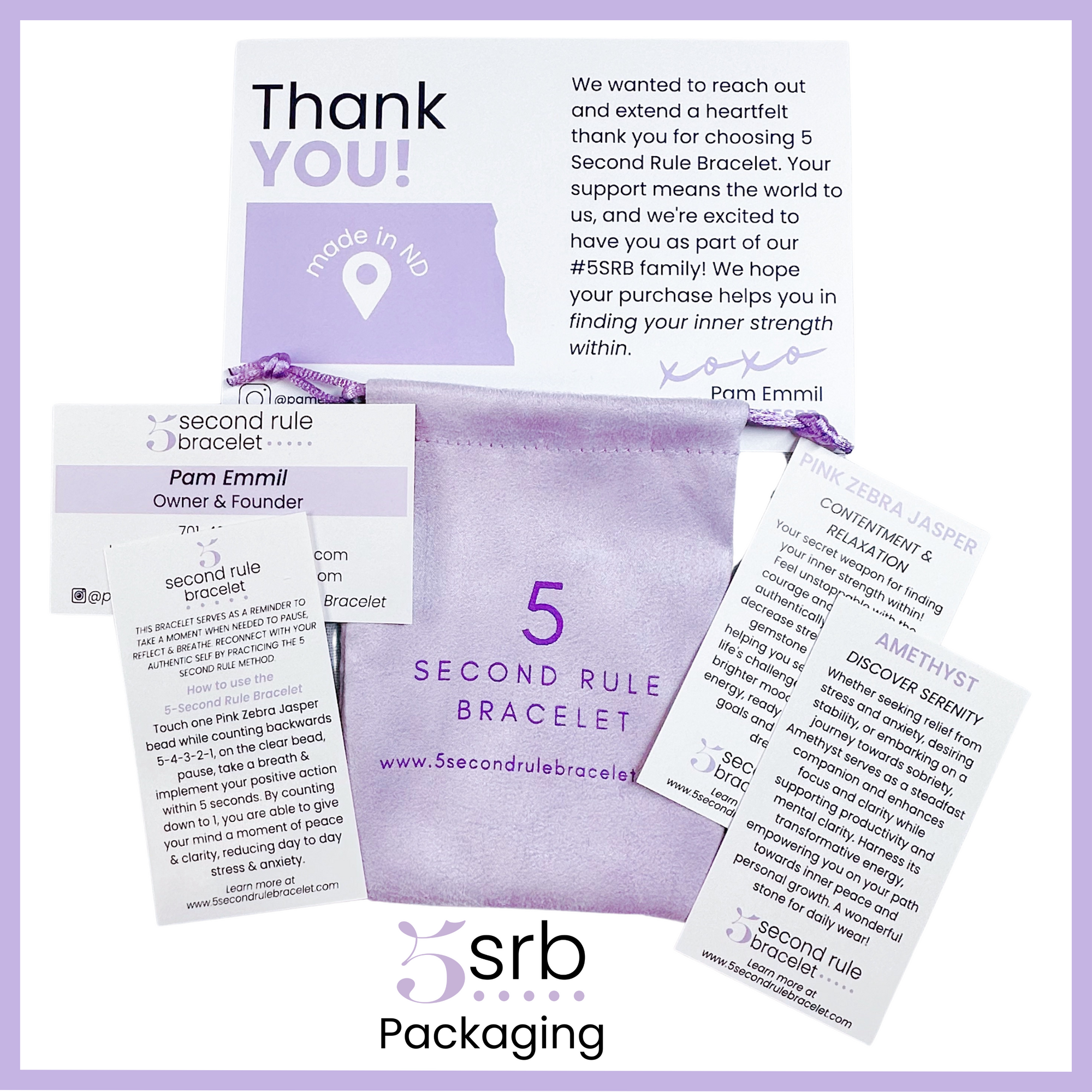 Amethyst Rhinestone Classic Bracelet