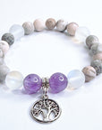 Tree of Life Classic Charm Bracelet Amethyst