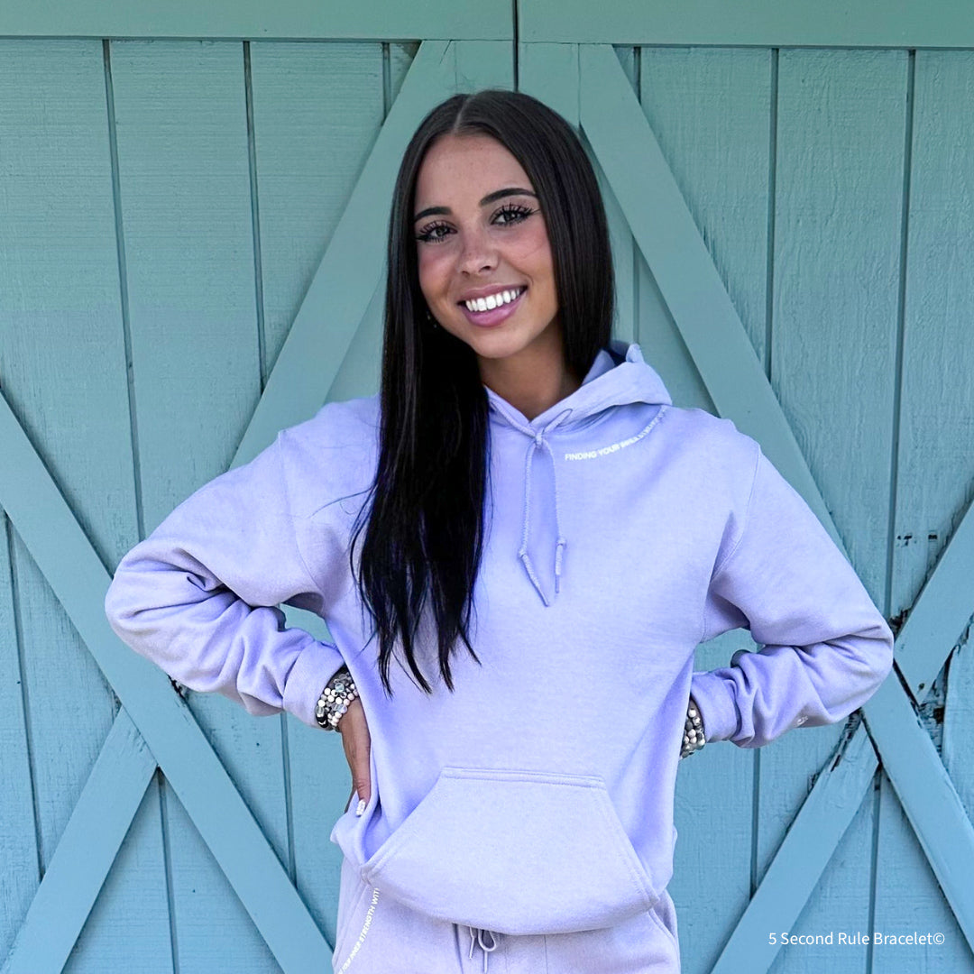 Just Pray - Lavendar Christian Hoodie