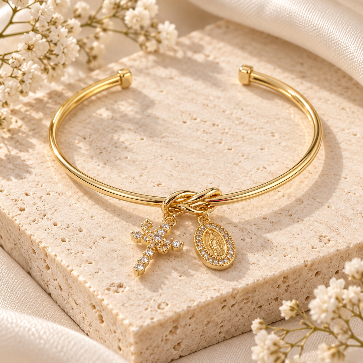 Crowned in Grace Charm Bracelet