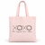 XOXO Pink Tote Bag