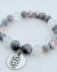God Is Within Her She Will Not Fall Classic Charm Bracelet Druzy