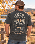 God’s Country Black Christian T-Shirt | Everyday Faith Tee
