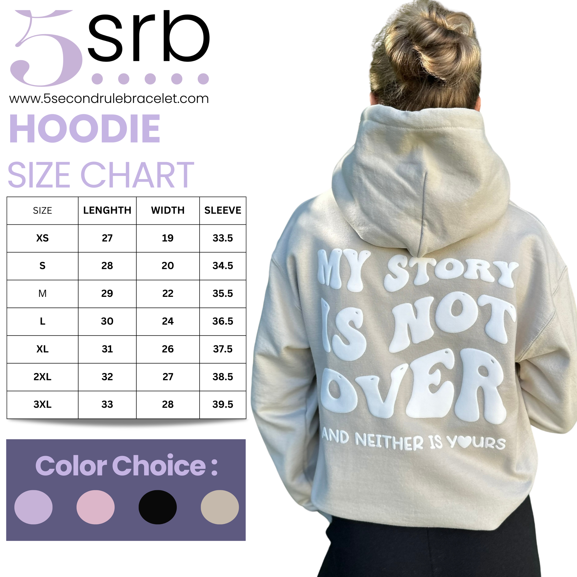 My Story is Not Over Sand Hoodie