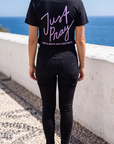 Just Pray Tee in Black