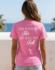 God Is Within Her Tee in Azalea
