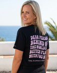 Dear Person Behind Me Tee in Black
