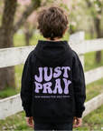 Just Pray Black Youth Hoodie | Christian Youth Hoodie