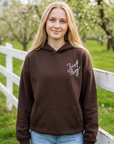 Just Pray Brown Youth Hoodie | Christian Youth Hoodie