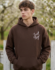 Just Pray Brown Youth Hoodie | Christian Youth Hoodie