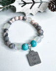 2024 Ltd. Edition Holiday Classic Charm Bracelet "Trust in God" Turquoise