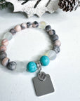 2024 Ltd. Edition Holiday Classic Charm Bracelet "Trust in God" Turquoise