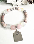 2024 Ltd. Edition Holiday Classic Charm Bracelet "Trust in God" Rose Quartz