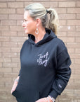 Just Pray Black Hoodie | Christian Hoodie Faith-Based Apparel