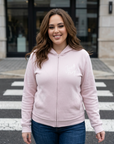 Just Pray Blush Zip-Up Hoodie | Christian Zip Hoodie