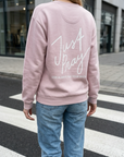 Just Pray Blush Crewneck | Christian Sweatshirt