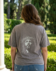 Crown of Jesus Vintage Wash Christian T-Shirt – Oversized Heavyweight Faith Tee