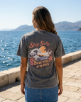 Stay Salty Vintage Wash Christian T-Shirt – Washed Gray